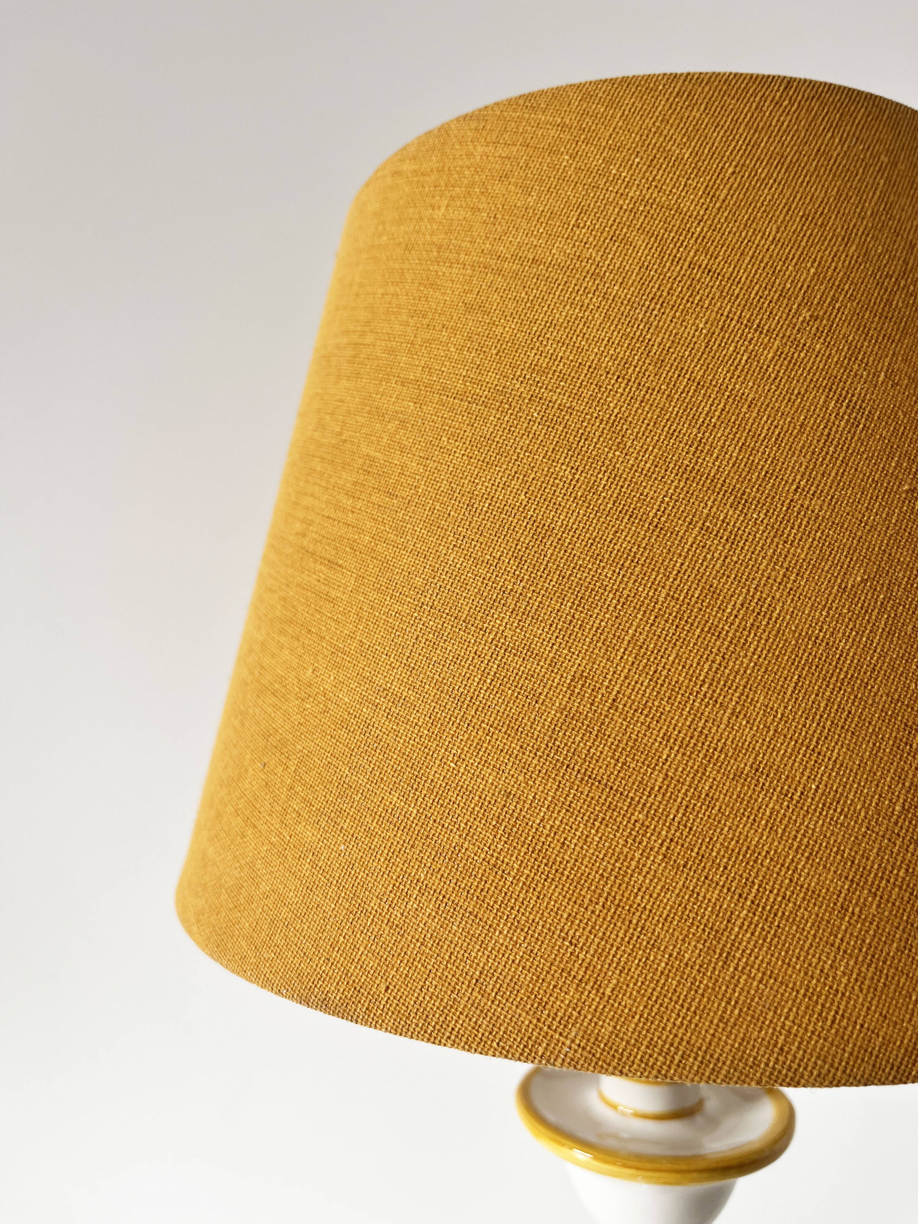 Twisted ceramic lamp 1970