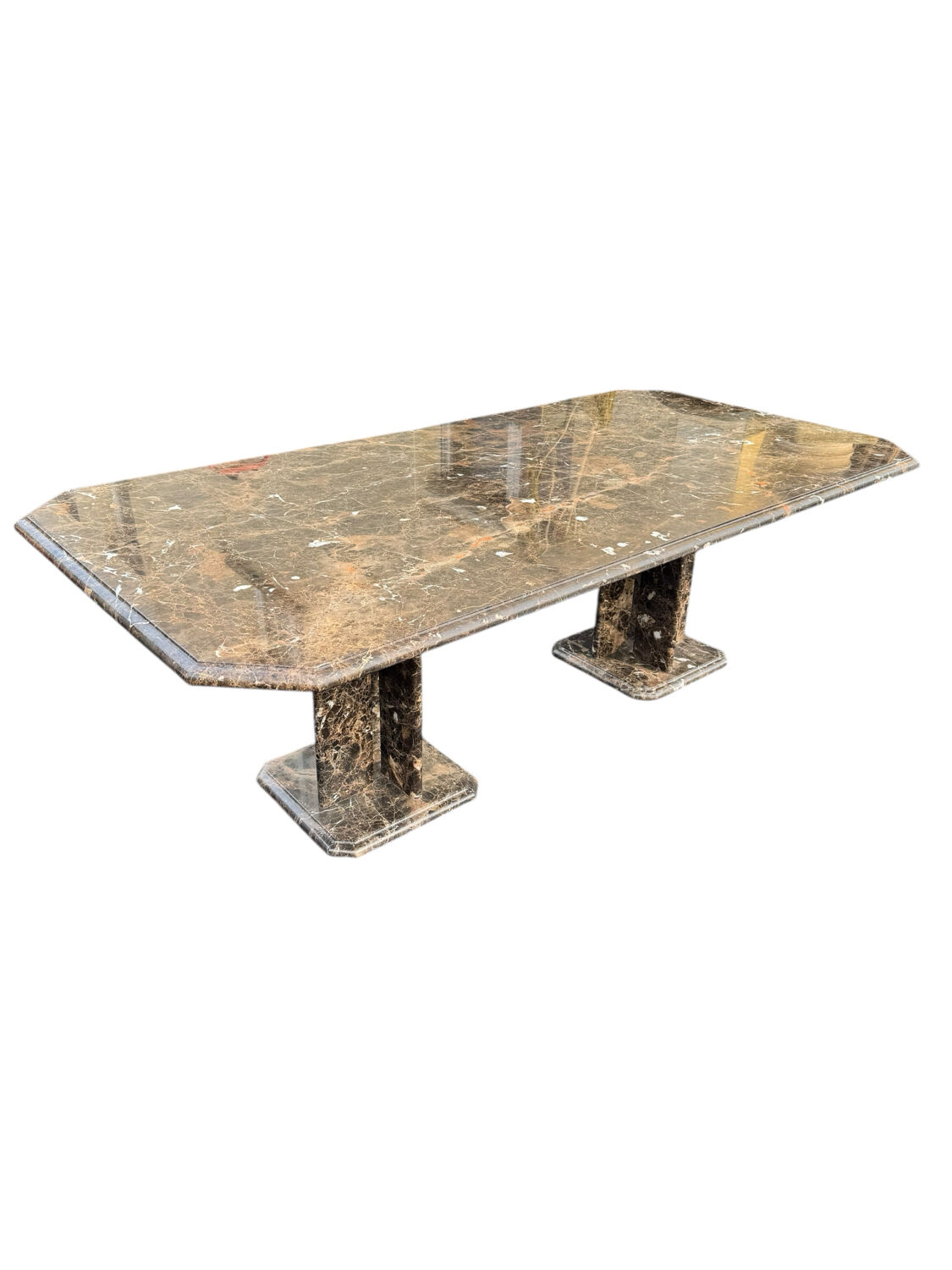 Exceptional marble table – Italian design, 1970s