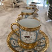 Haviland Parlon Plates and Coffee Cups Service