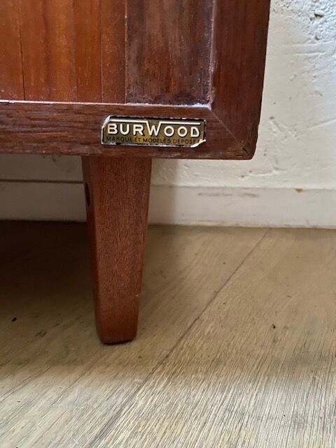 Small Burwood chest of drawers with curtain 50s