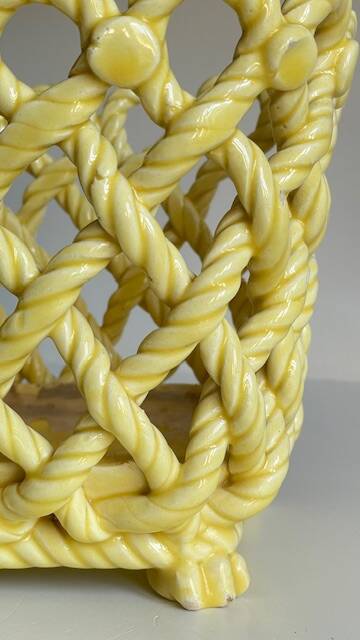 Vintage Braided Cache-Pot