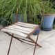 Chaise de jardin en latte de bois pliante