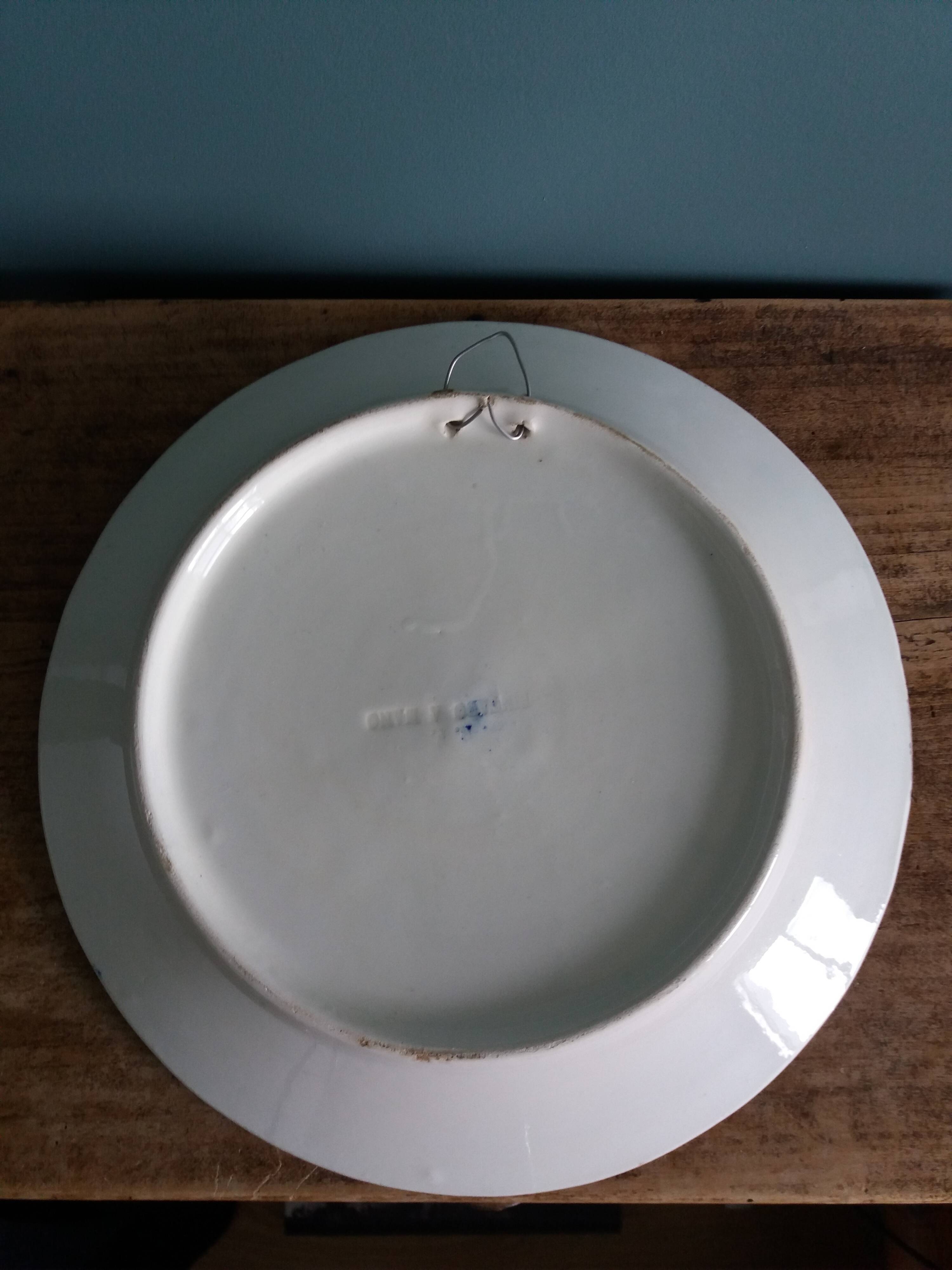 Hand painted decorative plate Spain