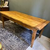 Old wooden table with drawer