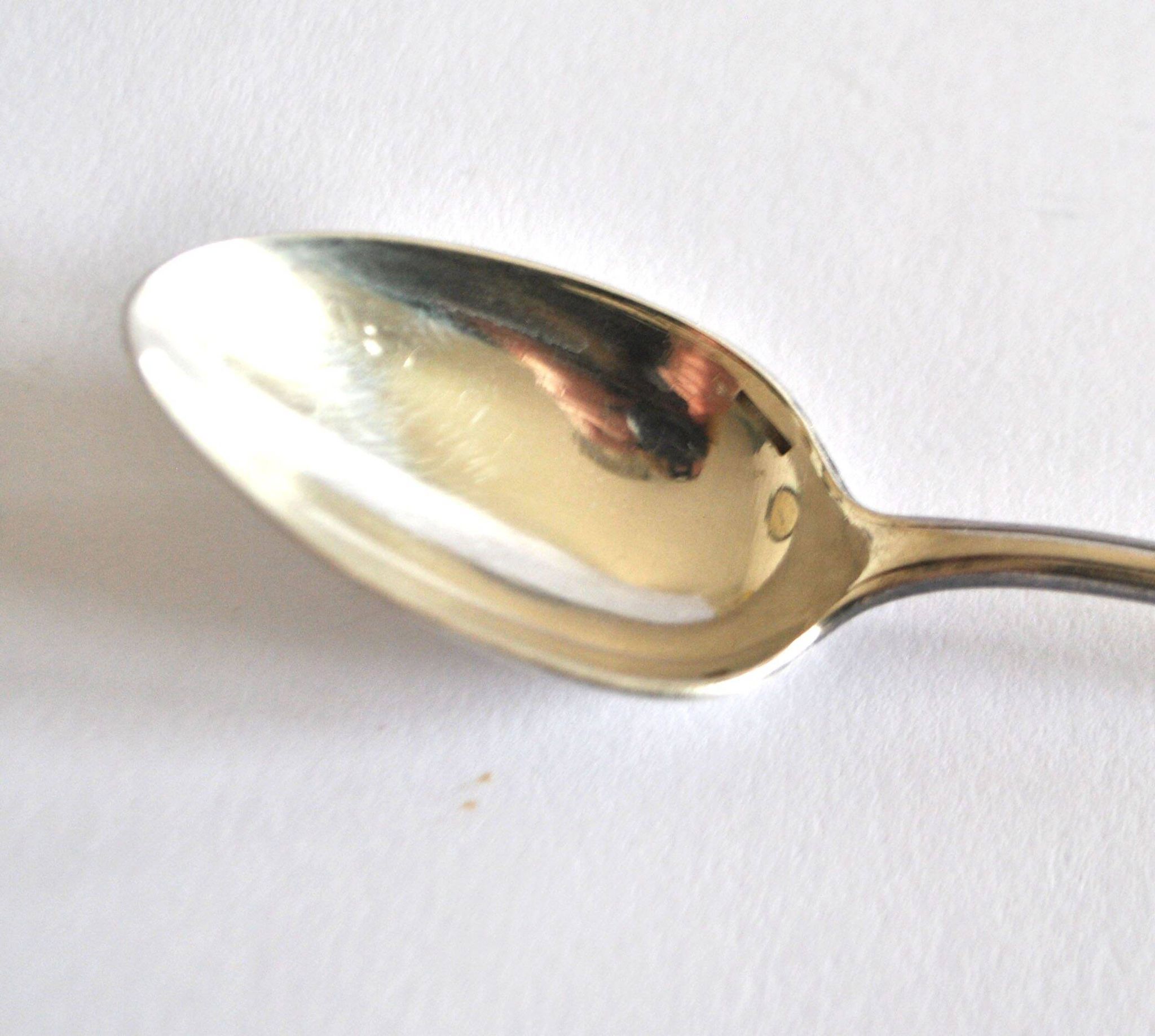 Christofle Printania Art Deco coffee spoon by Luc Lanel 13.8 cm