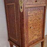 Low furniture marquetry style louis XVI