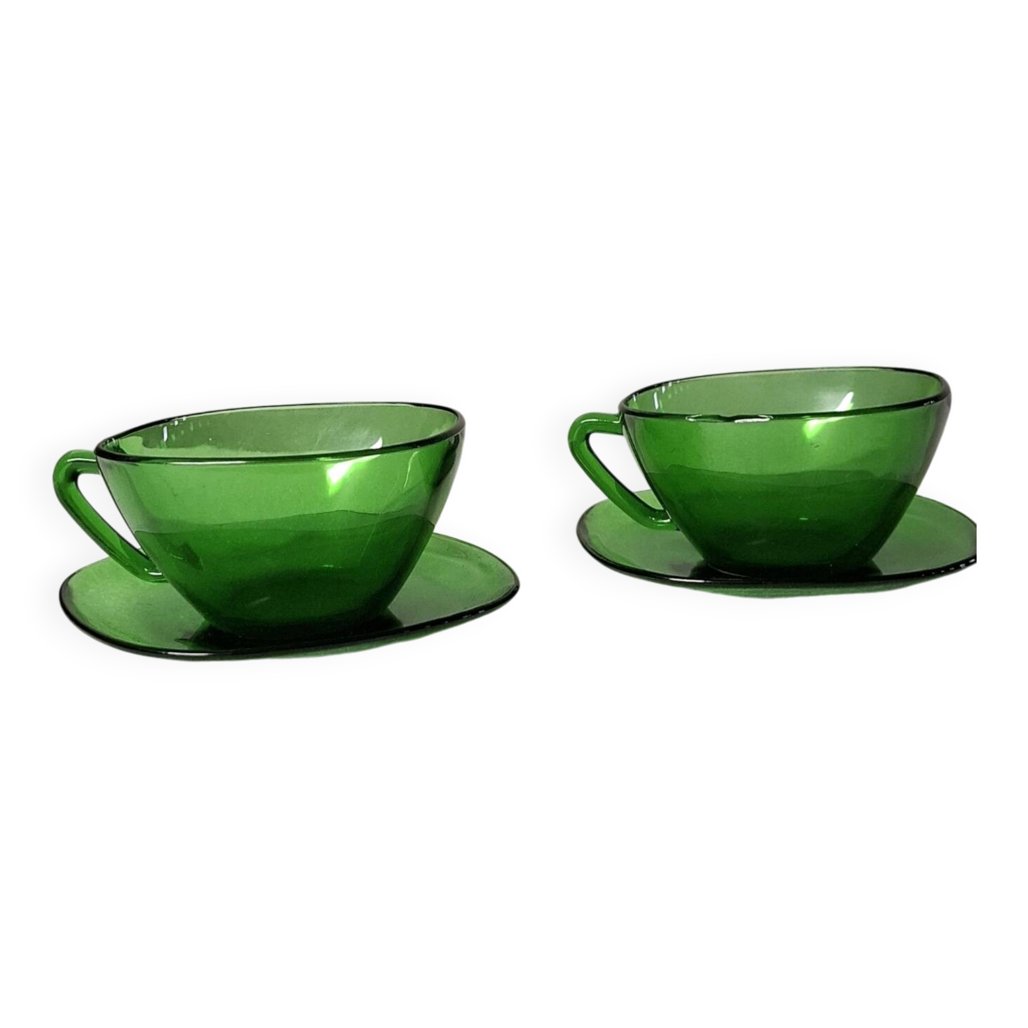2 large green cups - Vereco.