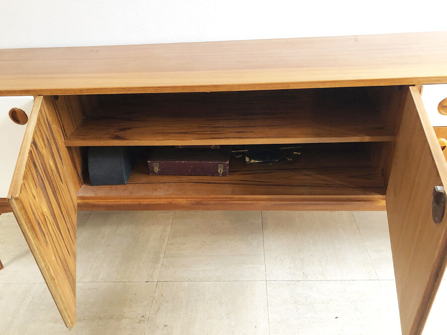 Vintage Scandinavian teak row, 1970