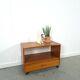 Meuble audio TV sur roulettes design danois en teck Dyrlund