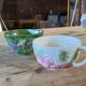 2 old Barbotine bowls