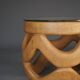 Organic Sculptural hand-crafted Palm Wood Coffee Table, 1970s