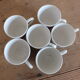 6 vintage coffee cups Sarreguemines and Digoin