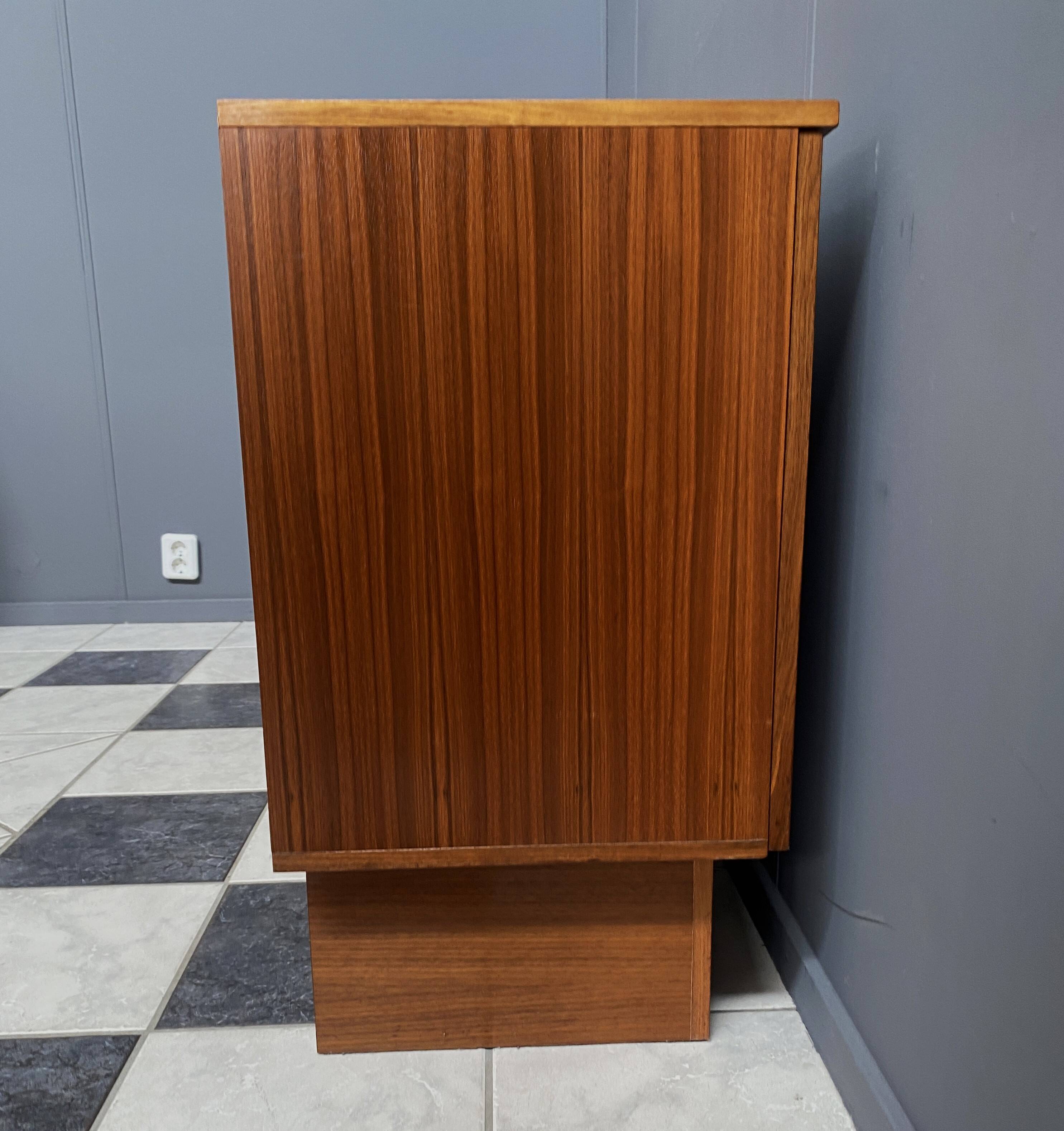 Sideboard brass grips on the drawers 1970s palisander