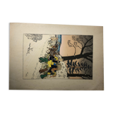 Harry Eliott Engraving Diligence under the snow