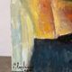 "The earring" oil on canvas signed Patrice Landauer