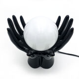 Black vintage hand lamp