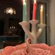 Swedish chandelier white ceramic 3 fires