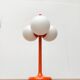 German table lamp from the mid-century space age by Kaiser Idell / Kaiser Leuchten.