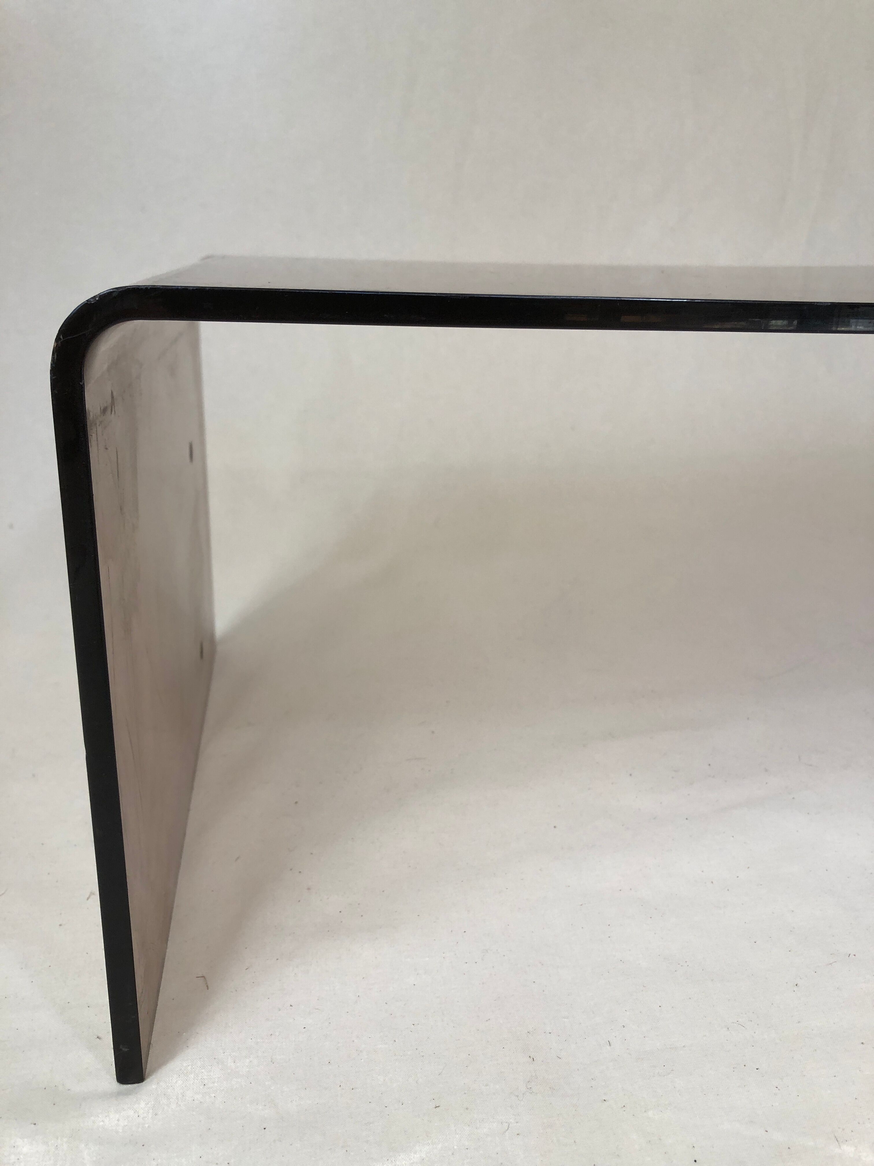 Plexiglass coffee table 1970