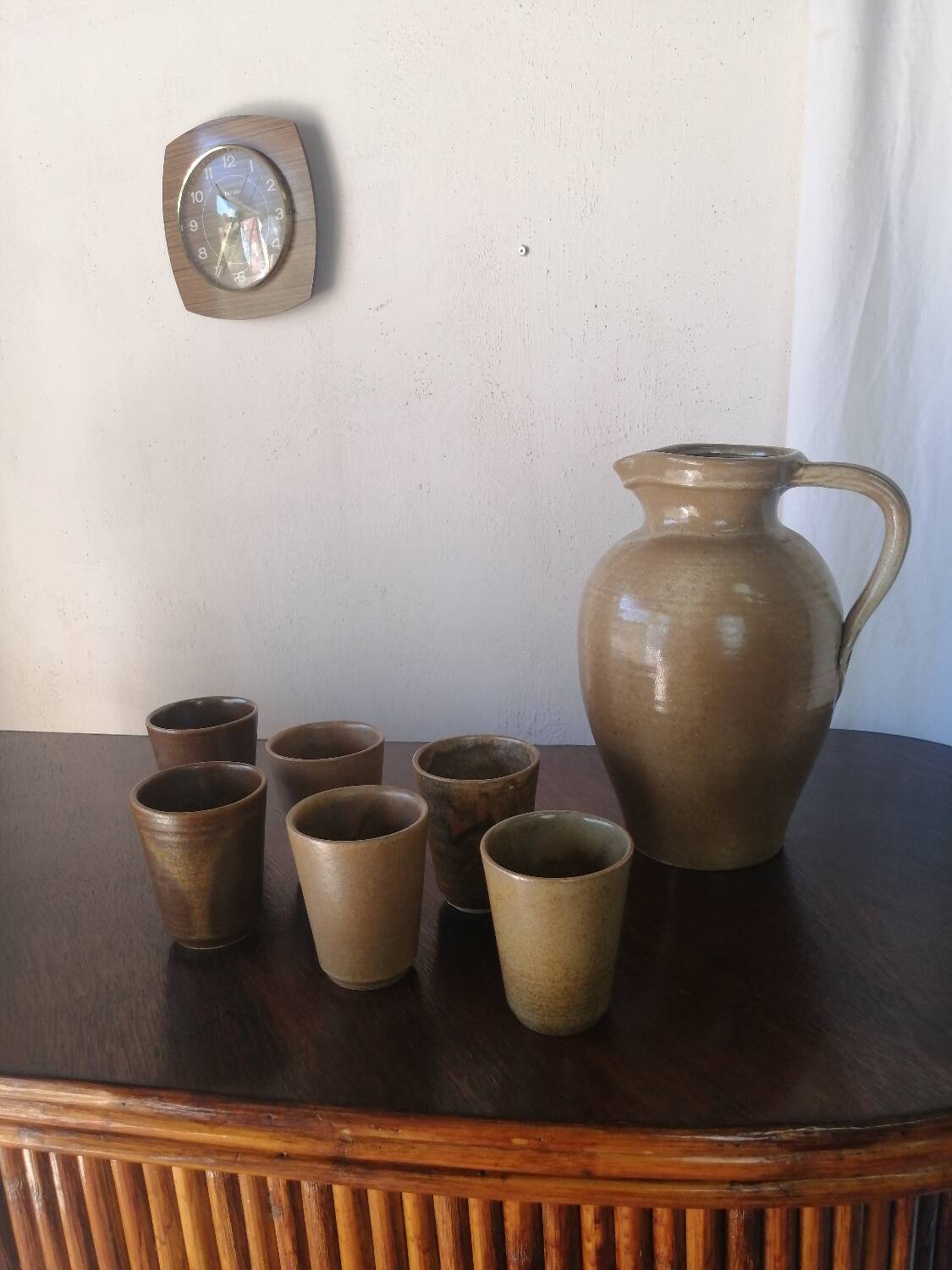 Bamboo and rattan tiki bar, 1940