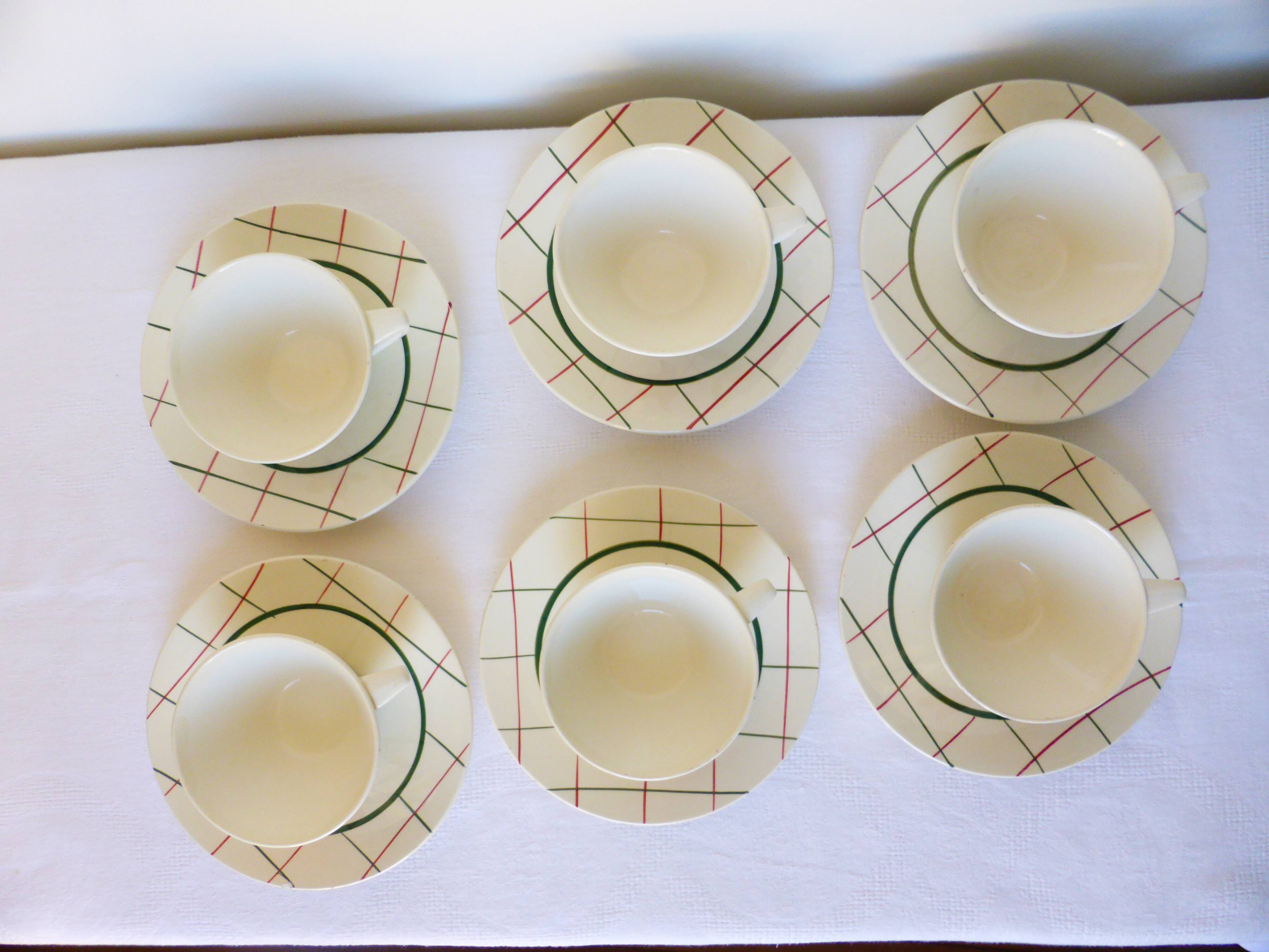 Vintage Gien coffee set, Tamaris model 2106102