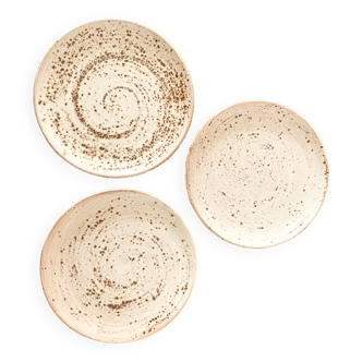 Assiettes en grès