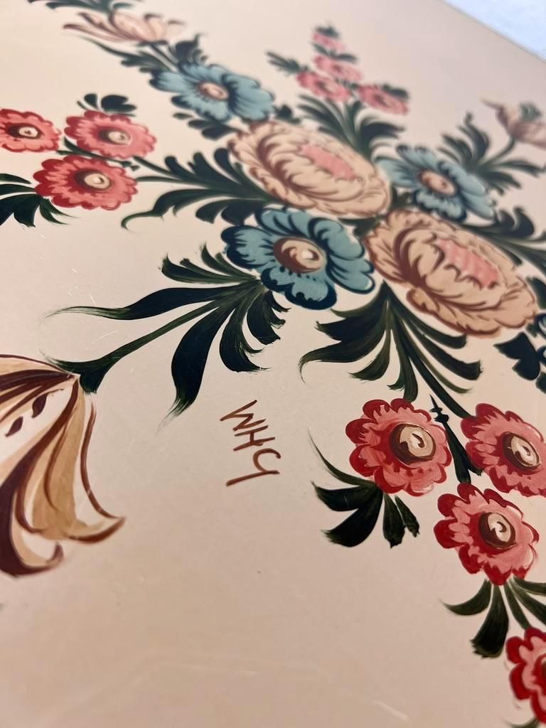Hand painted xl chest of drawers