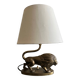 vintage brass lamp "Lion"