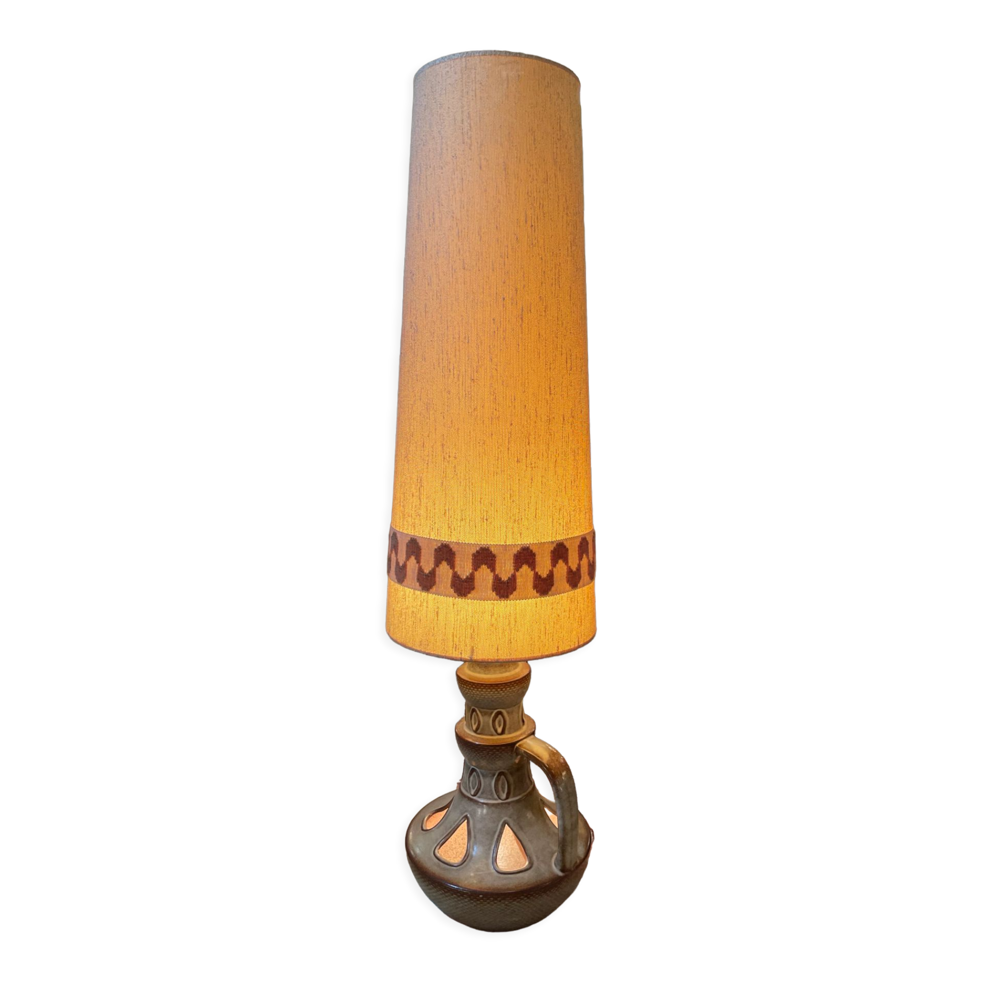 Ceramic parquet lamp