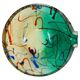 Art glass bowl or ashtray Murano signed Alfredo Barbini, Italy, 1970s.
