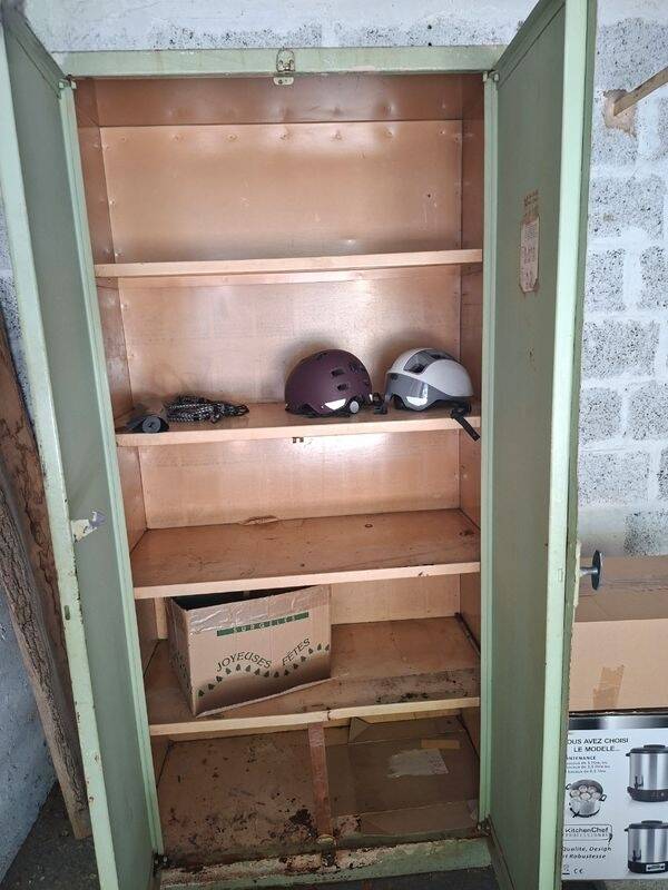 Old industrial wardrobe