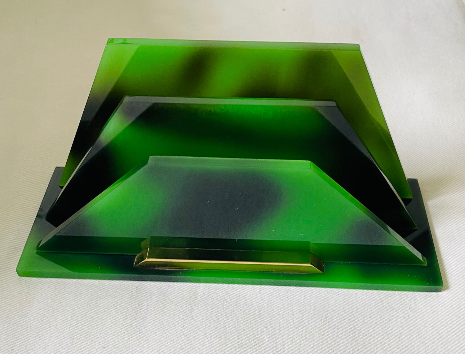 Mail rack tortoiseshell gold starry