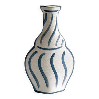 Vase En Céramique ‘Morandi Vase - Blue’