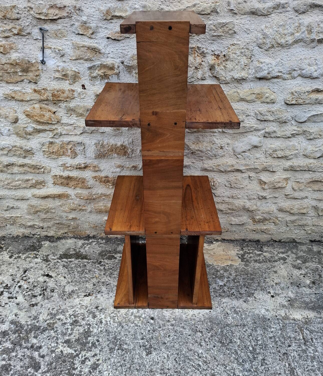 Walnut shelf ART DECO