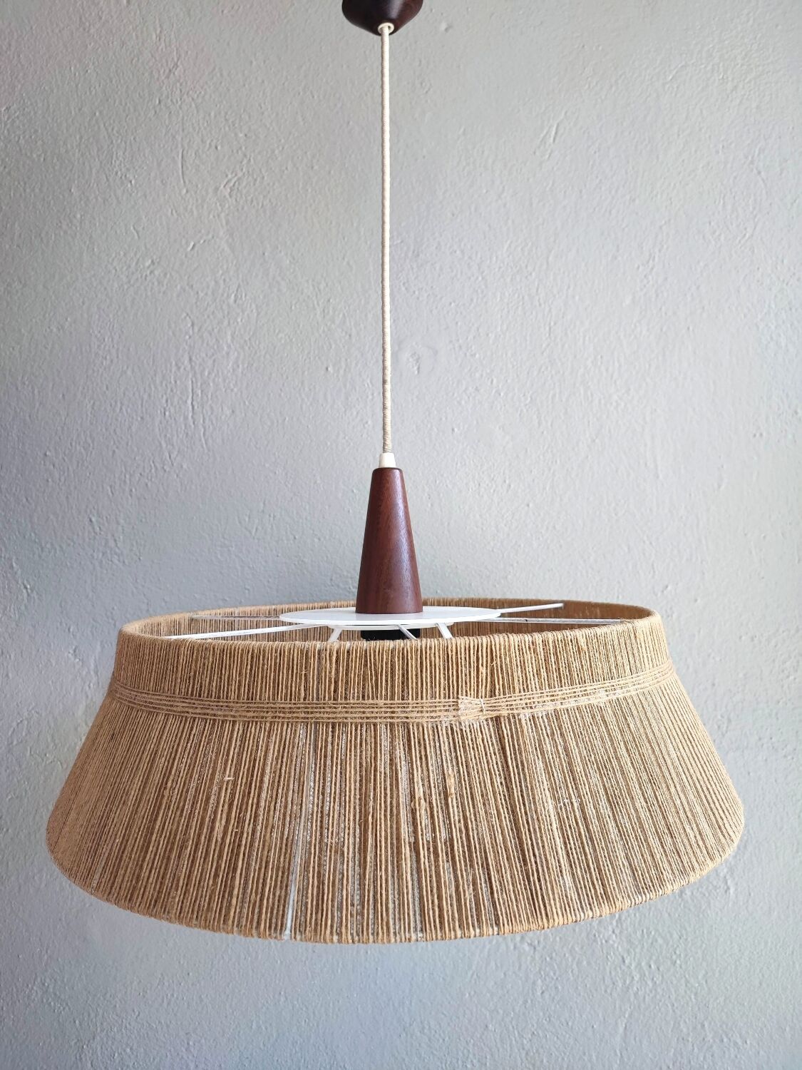 Scandinavian vintage chandelier / Temde Leuchten