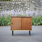Meuble ARP Minvielle, meuble de rangement vintage, porte coulissante, décoration intérieur, 50's