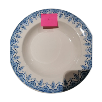 Product BHV - Set of 6 old plates - Clara -Boch La louvière