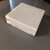 Vintage cracked ceramic vase