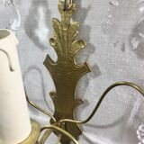 Pair of Wall Lamp Bronze And Crystal 1 Light