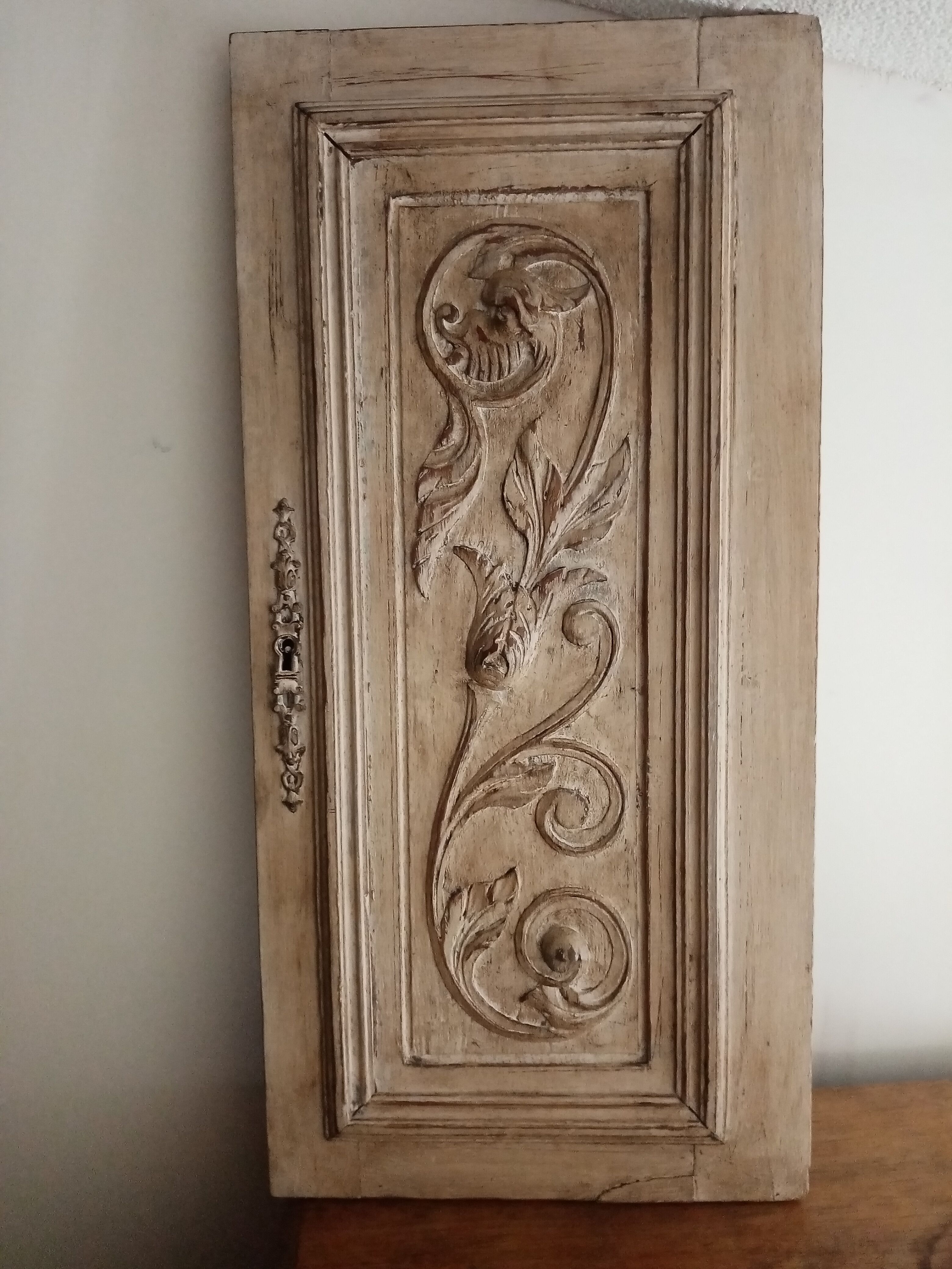 Old door patinated shabby chic