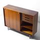 Minimalist storage cabinet in teak by Alfred Hendrickx, 1960