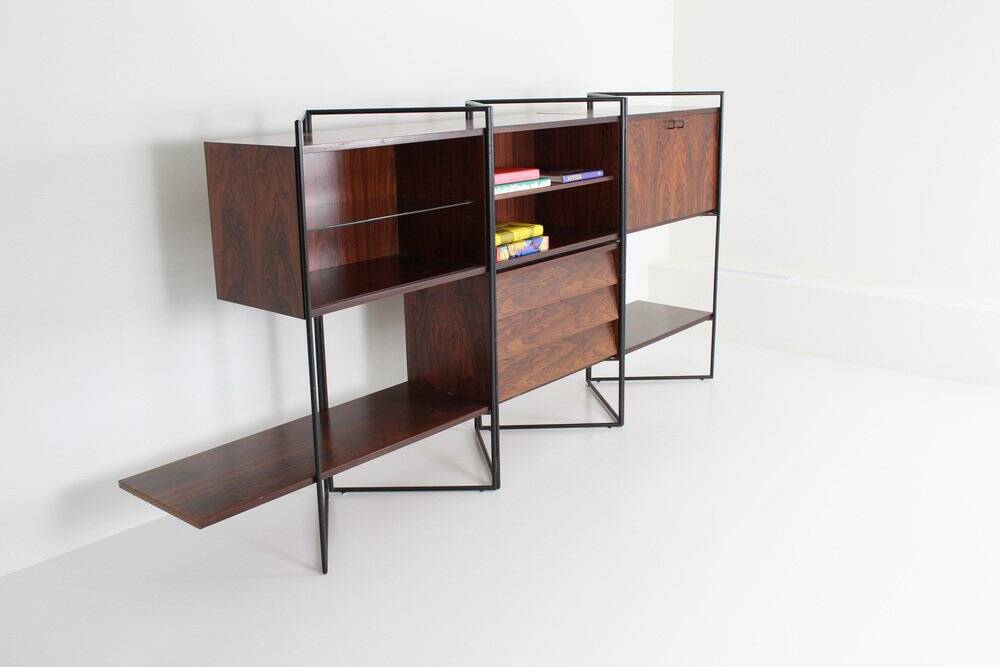 Adjustable wall unit by Taichiro Nakai for La Permanente Mobili, 1953
