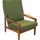 Fauteuil vintage en teck, milieu XXème