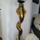 Snake floor lamp