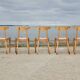 5 chaises de Thibault Desombre, 1990