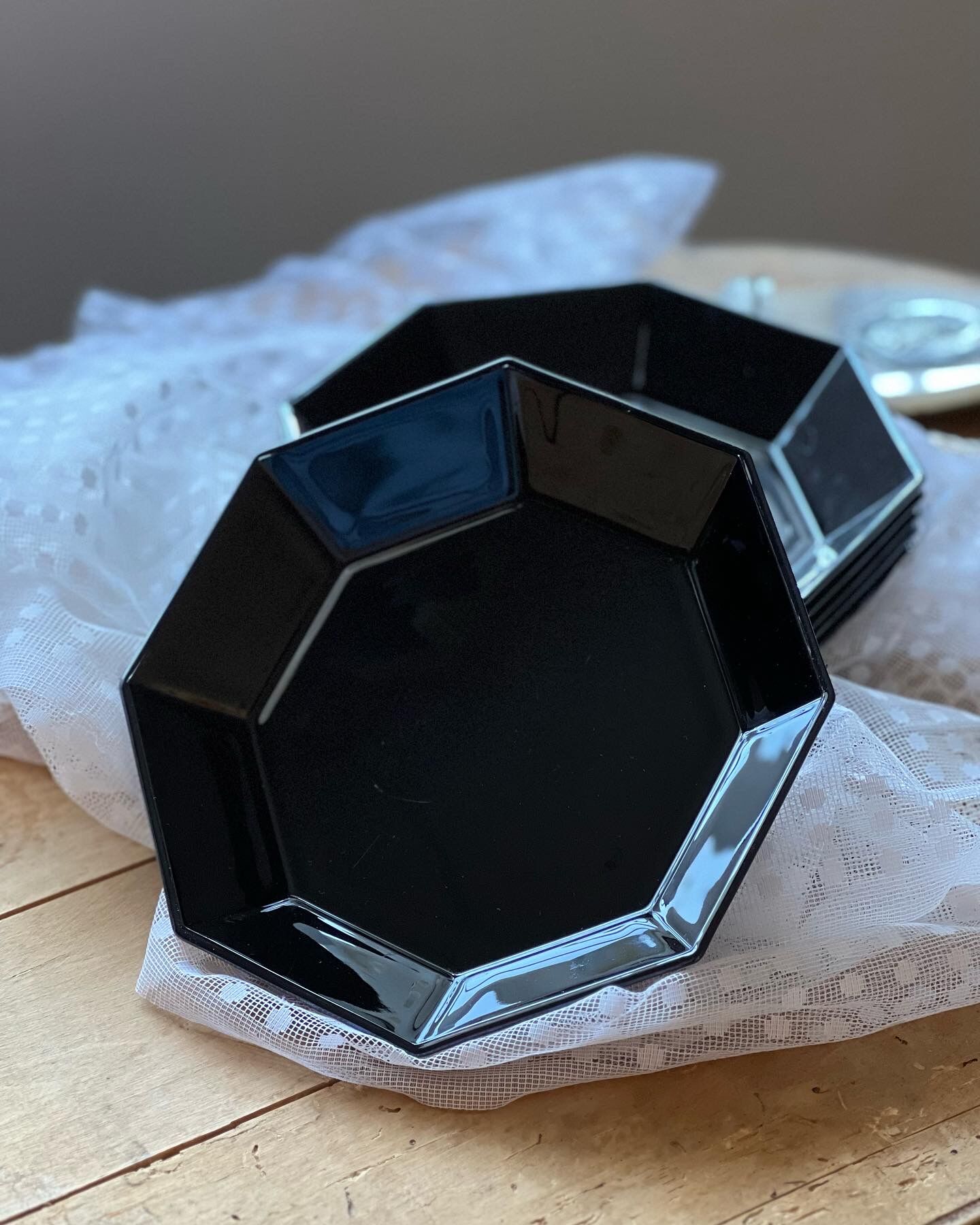 Assiettes creuse noire Luminarc Arcoroc