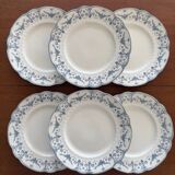 Set of 6 Royal Doulton England dinner plates – Josephine model