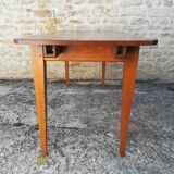 Oak table with two extensions