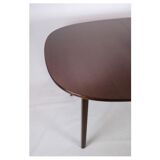 Dark Mahogany Dining Table Designed by Ole Wancher Made by P. Jeppesen