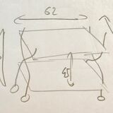 Rolling dessert Italian design year 50-60